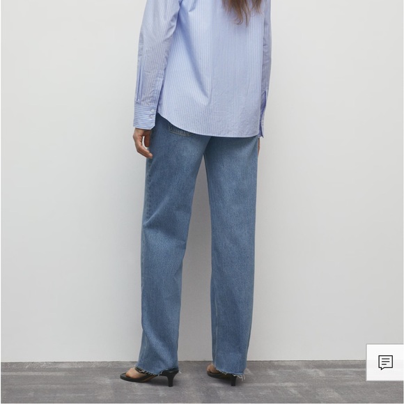 Mango Wide Leg Maternity over the belly jeans - Picture 2 of 6